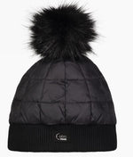 Quilted Down Beanie