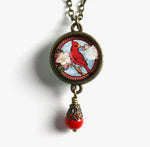 Divine Iguana Collection - Red Cardinal Necklace