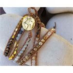 The travelers map clasp is available in antique copper or gold. 