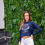 Long Sleeve Modest Crop Tee - My Happy Place