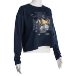 Long Sleeve Modest Crop Tee - Dream Under The Stars