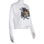 Long Sleeve Modest Crop Tee - Dream Under The Stars