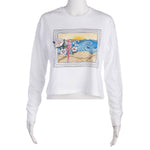 Long Sleeve Modest Crop Tee - Namibia Desert Coast