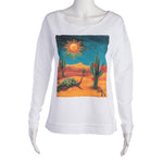 Drop Shoulder Layering Pullover - Sacred Desert