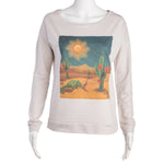 Drop Shoulder Layering Pullover - Sacred Desert