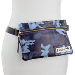 A sizable compartment can secure a cell phone, wallet, and sunglasses.