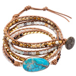 Travelers Natural Stone Imperial Jasper Bracelet